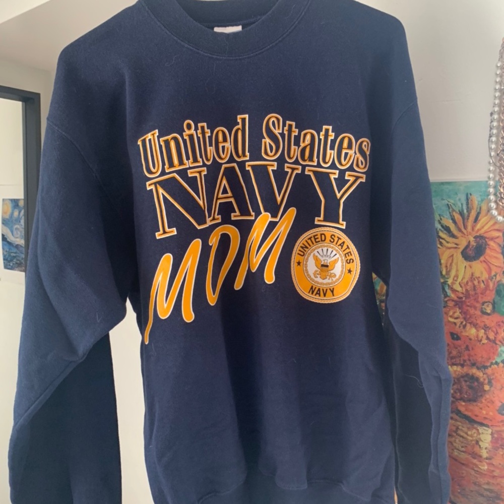 United States Navy Mom Crewneck